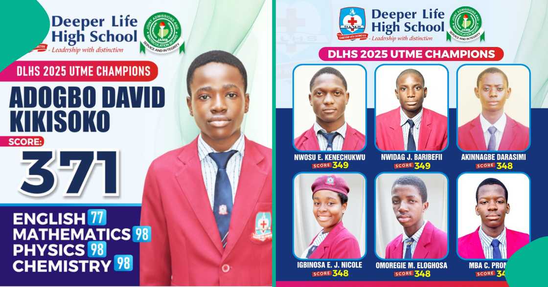Deeper Life High School students score 300 and above in 2025 UTME, their results go viral Deeper Life High School students score 300 and above in 2025 UTME, their results go viral