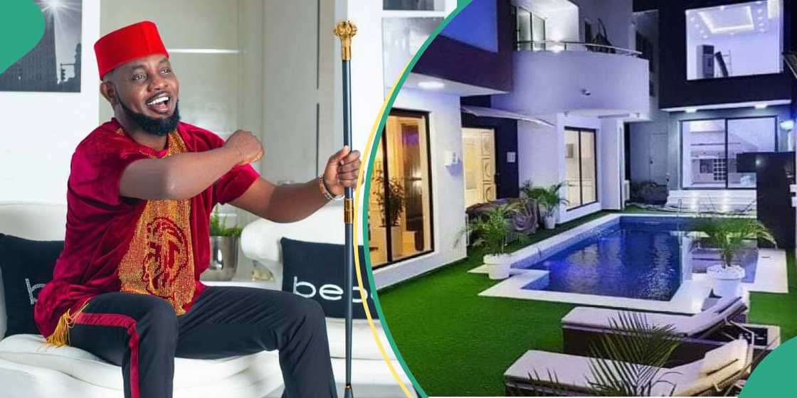 AY and friends at his renovated mansion. AY and friends at his renovated mansion.