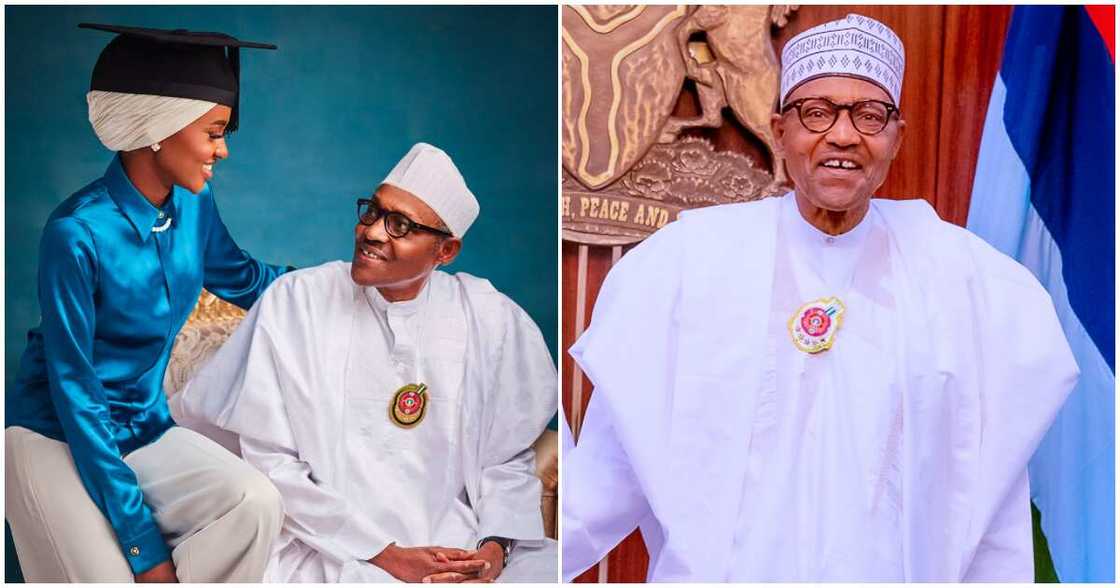 President Buhari/Hanan Buhari/Buhari's daughter President Buhari/Hanan Buhari/Buhari's daughter