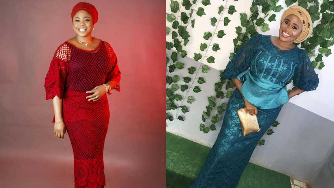 Lace iro and blouse styles online