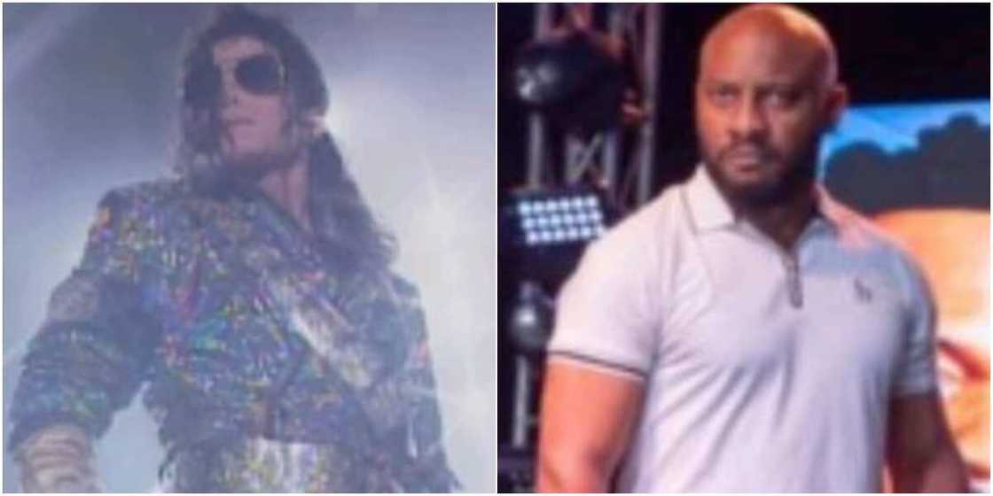 Michael Jackson and Yul Edochie Michael Jackson and Yul Edochie
