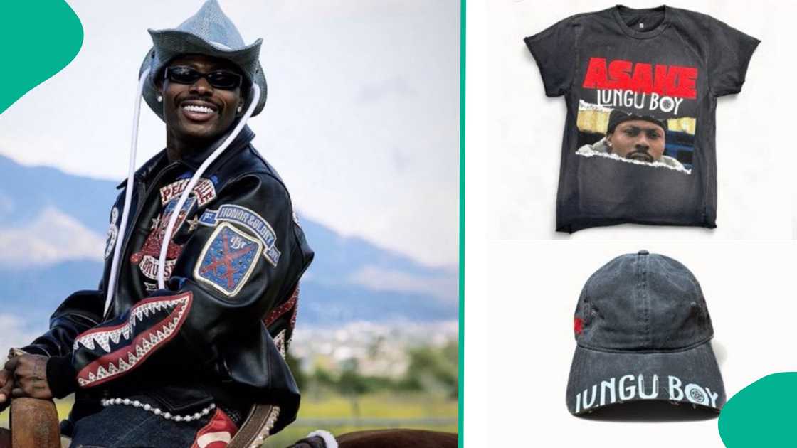 Asake's world tour merchandise. Asake's world tour merchandise.