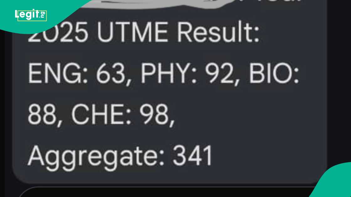 Boy's UTME result impresses his family. Boy's UTME result impresses his family.