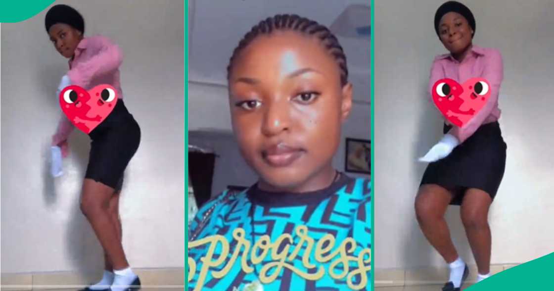 Lady dances for her man after he had a bad day at work Lady dances for her man after he had a bad day at work