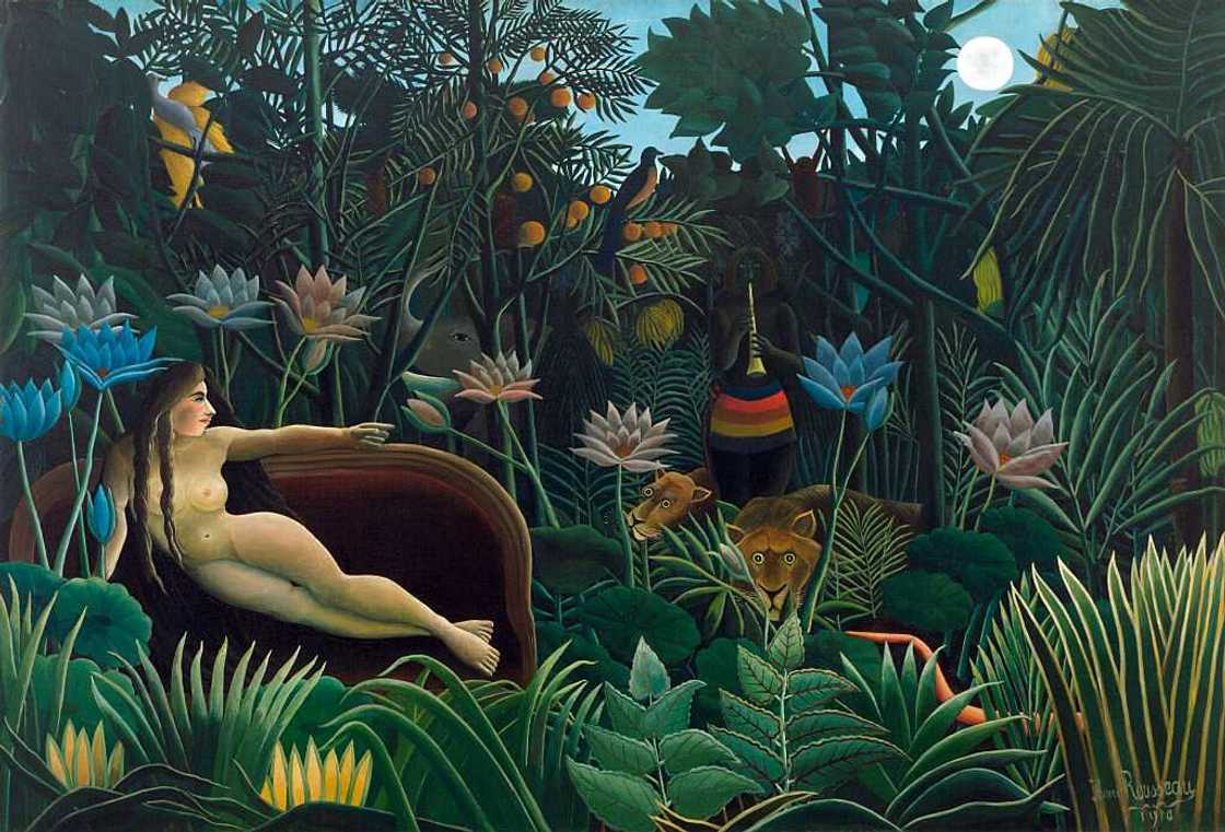 kirikou inspiré des tableaux de Rousseau kirikou inspiré des tableaux de Rousseau
