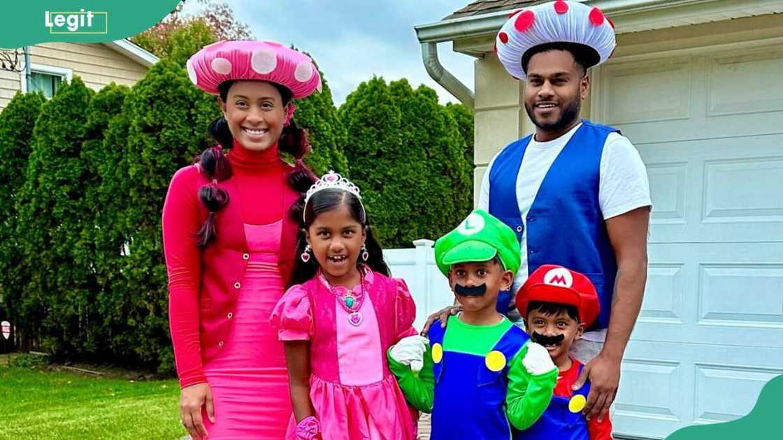 Super Mario Family Costume