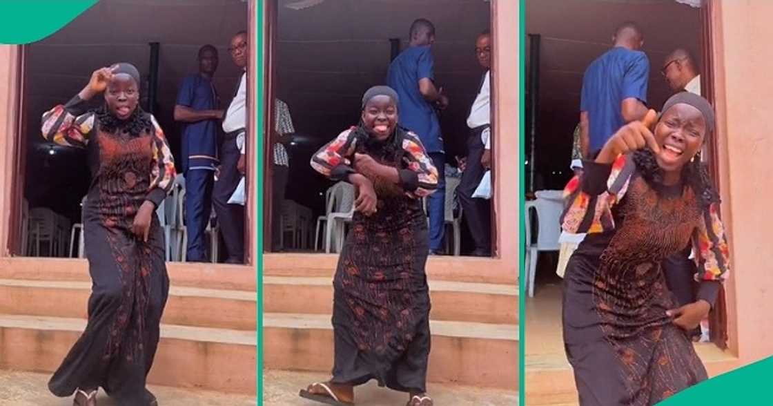 Lady shares pastor's reaction to seeing her dance