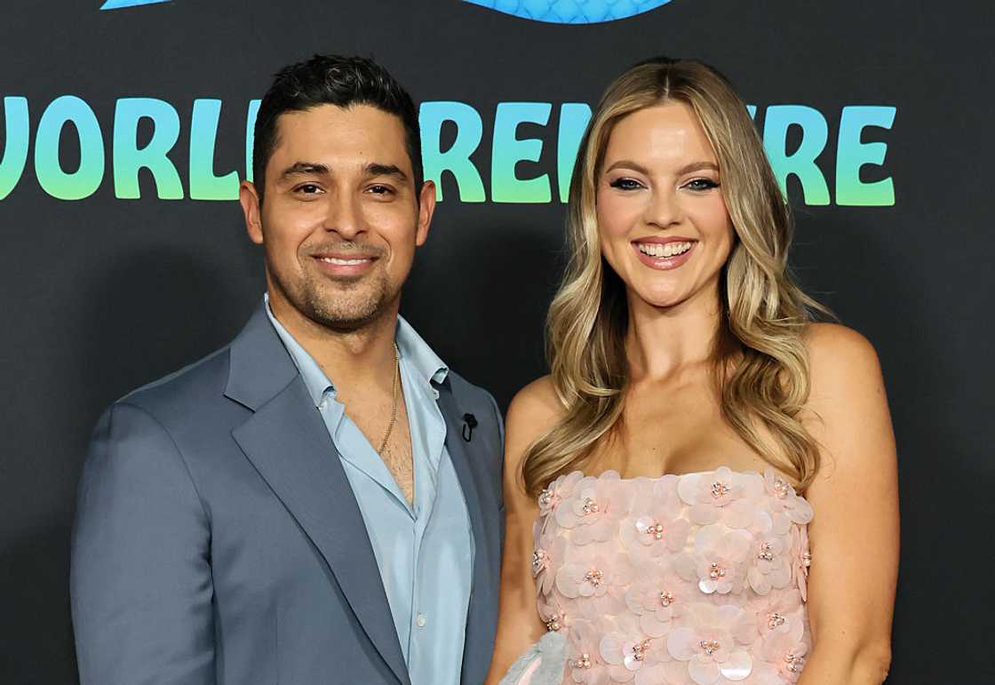 Wilmer Valderrama and Amanda Pacheco in Los Angeles, California.
