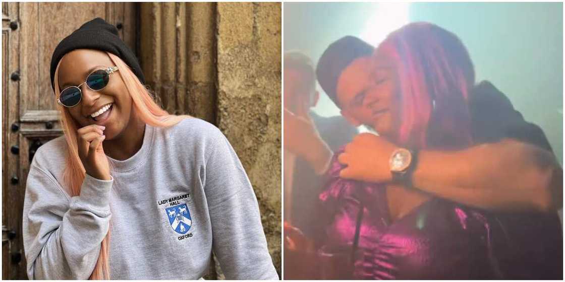 Cuppy and fiance Cuppy and fiance