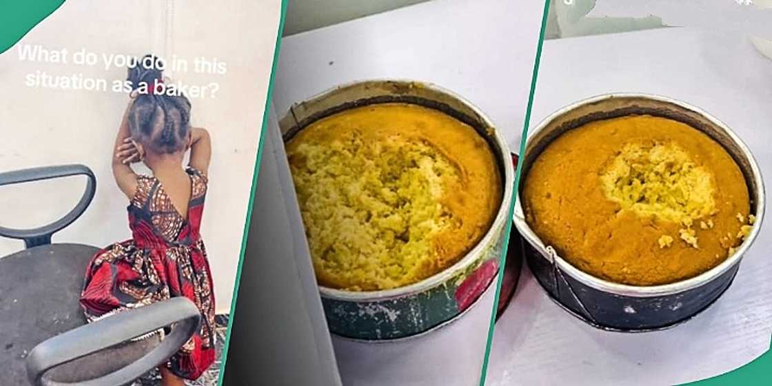 Baker cries out as little daughter devours client's cakes Baker cries out as little daughter devours client's cakes
