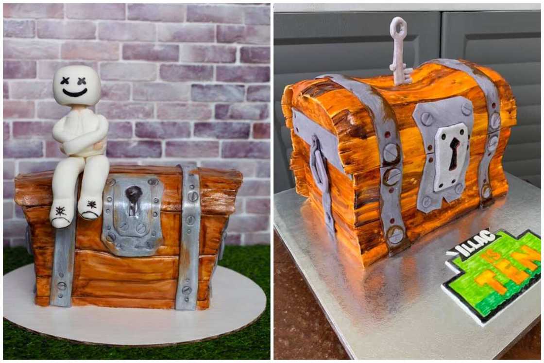 Homemade fortnite cake Homemade fortnite cake