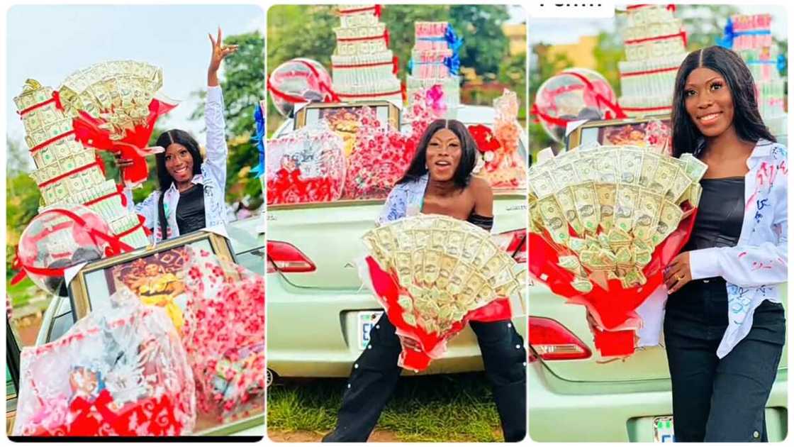 Photo of young lady on graduation Photo of young lady on graduation