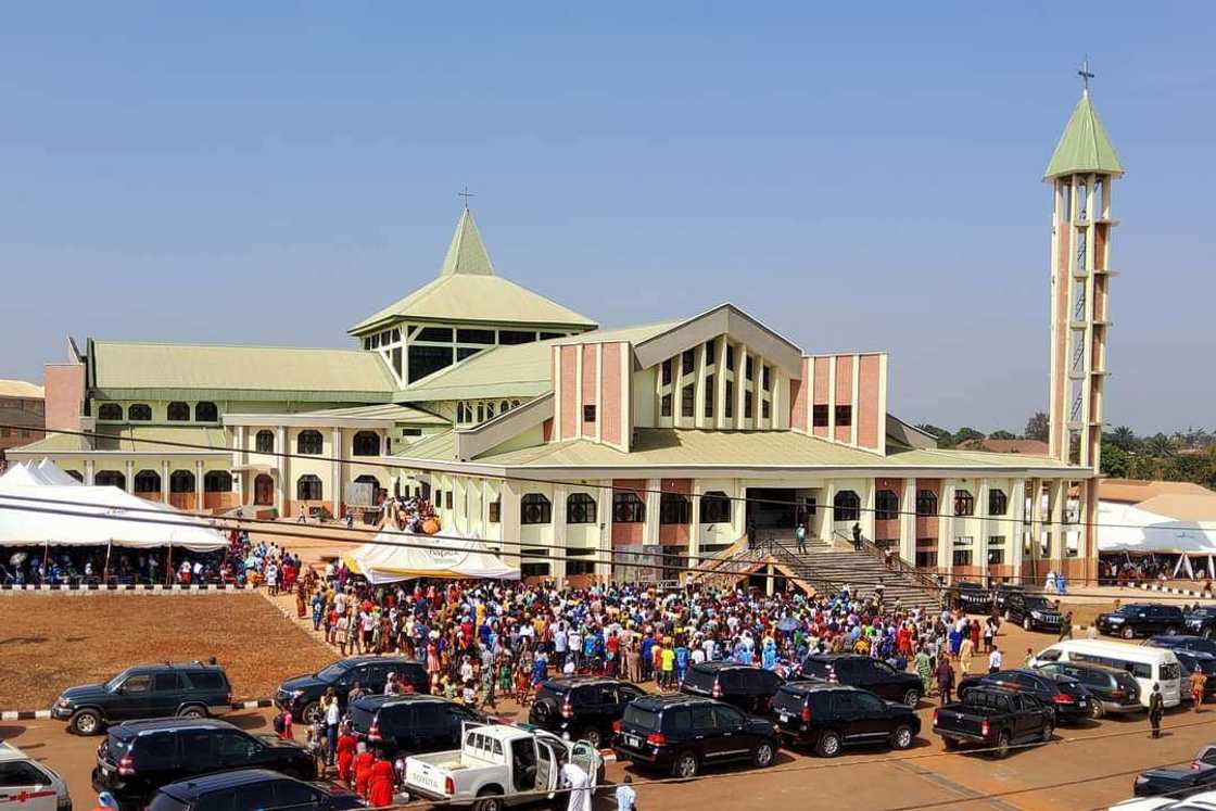 Gov Ugwuanyi, 38 Bishops, others, grace dedication of Nsukka Catholic Cathedral