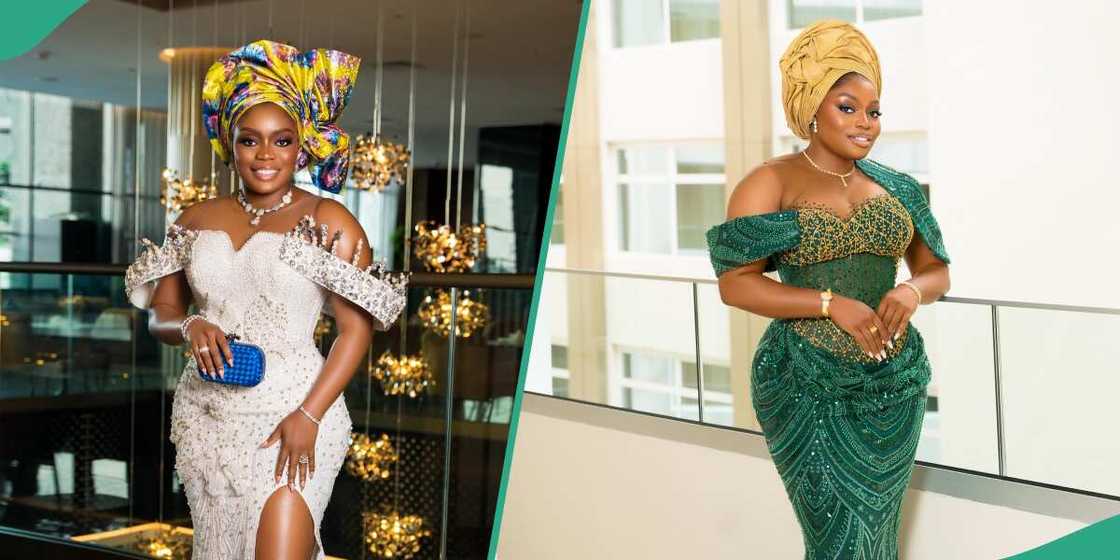 Bisola Aiyeola rocking classy traditional outfits Bisola Aiyeola rocking classy traditional outfits