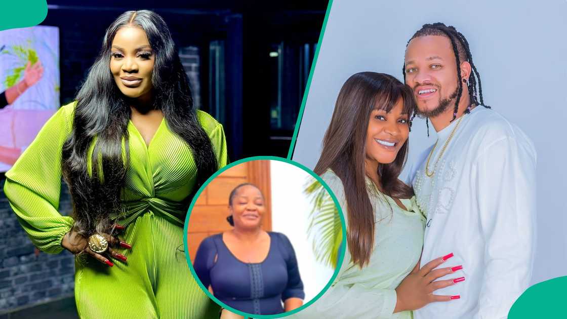 Uche Ogbodo shares post-surgery look after second procedure. Uche Ogbodo shares post-surgery look after second procedure.