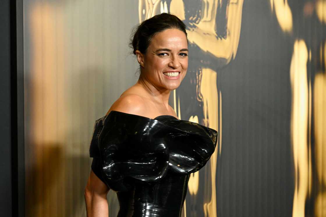 Michelle Rodriguez poses at the 15th Governors Awards held at the Ray Dolby Ballroom Michelle Rodriguez poses at the 15th Governors Awards held at the Ray Dolby Ballroom