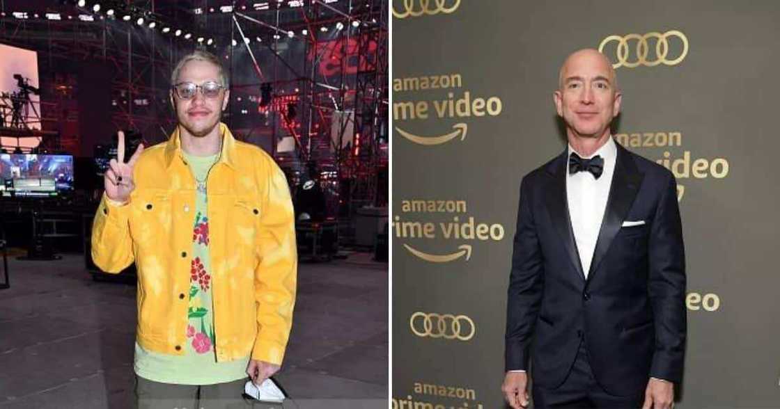 Pete Davidson, Jeff Bezos, Kim Kardashian, Kanye West