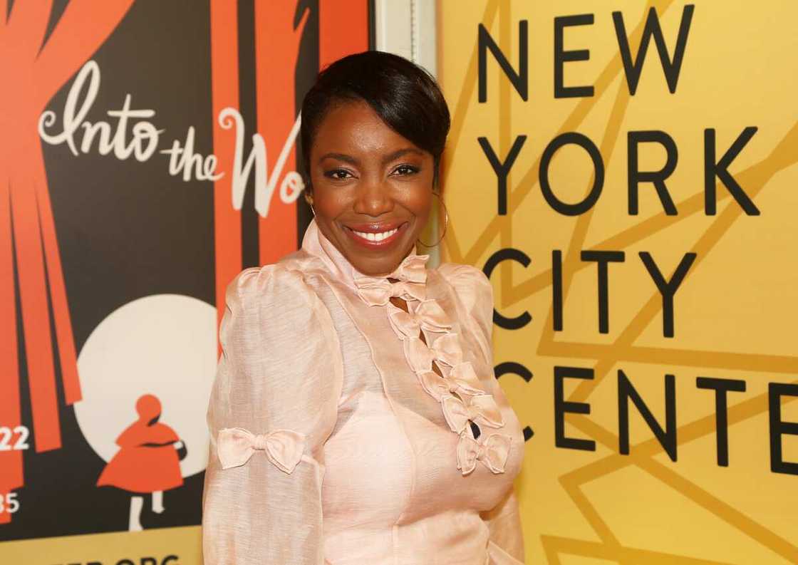 Heather Headley poses at the Opening Night Gala for the Encores production of "Into The Woods" at New York City Centre Heather Headley poses at the Opening Night Gala for the Encores production of "Into The Woods" at New York City Centre
