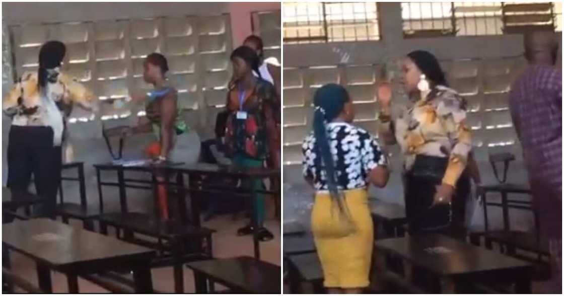 Invigilator reprimands a student for not wearing face mask (video) Invigilator reprimands a student for not wearing face mask (video)