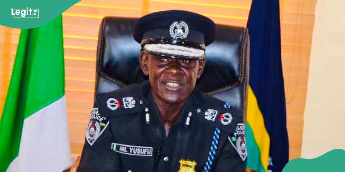 Borno state CP addressing the press Borno state CP addressing the press