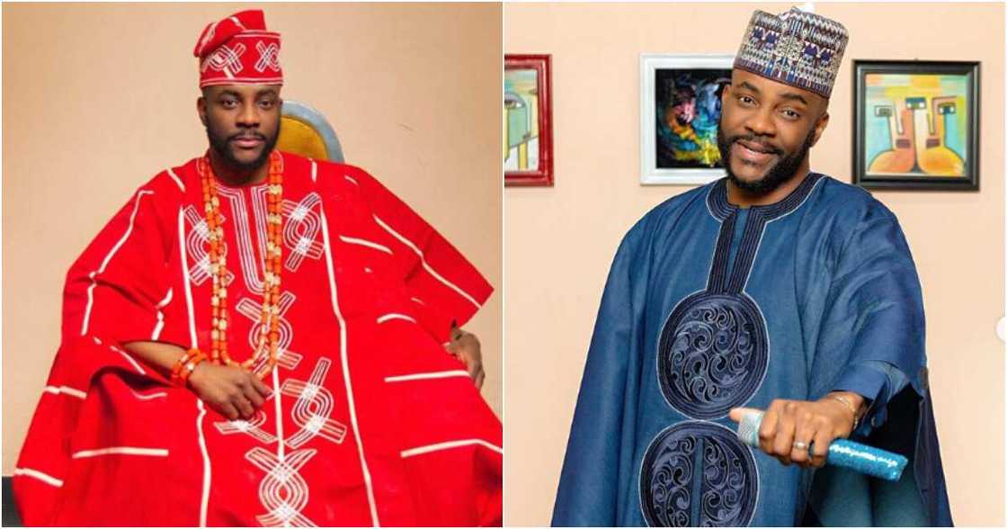 Photos of Ebuka in traditional looks. Photos of Ebuka in traditional looks.