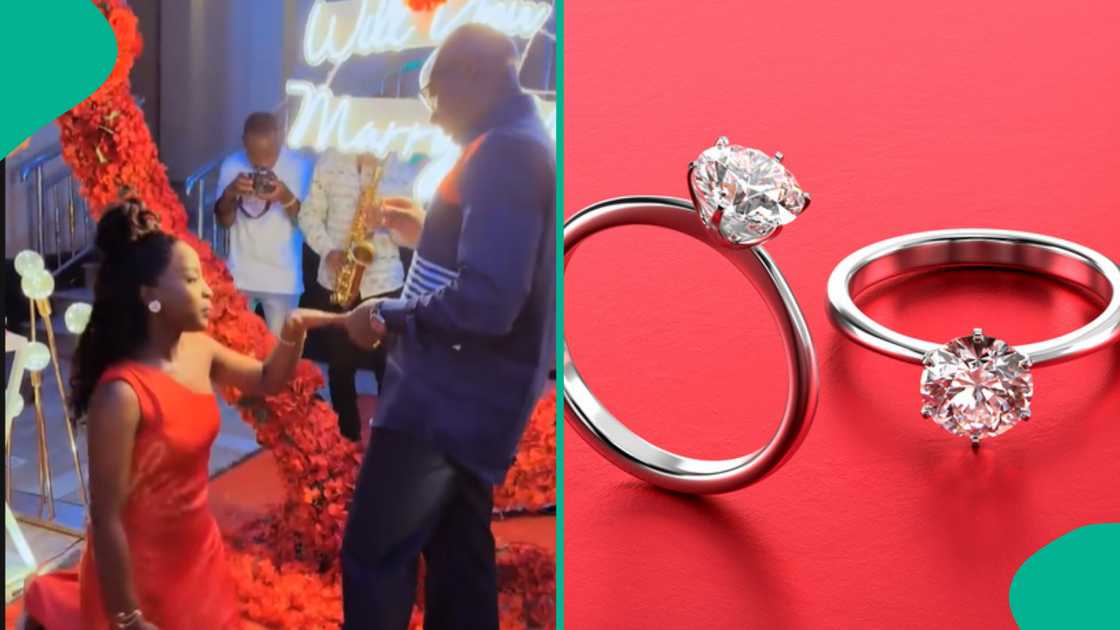 Lady takes her man's engagement ring keeling. Lady takes her man's engagement ring keeling.