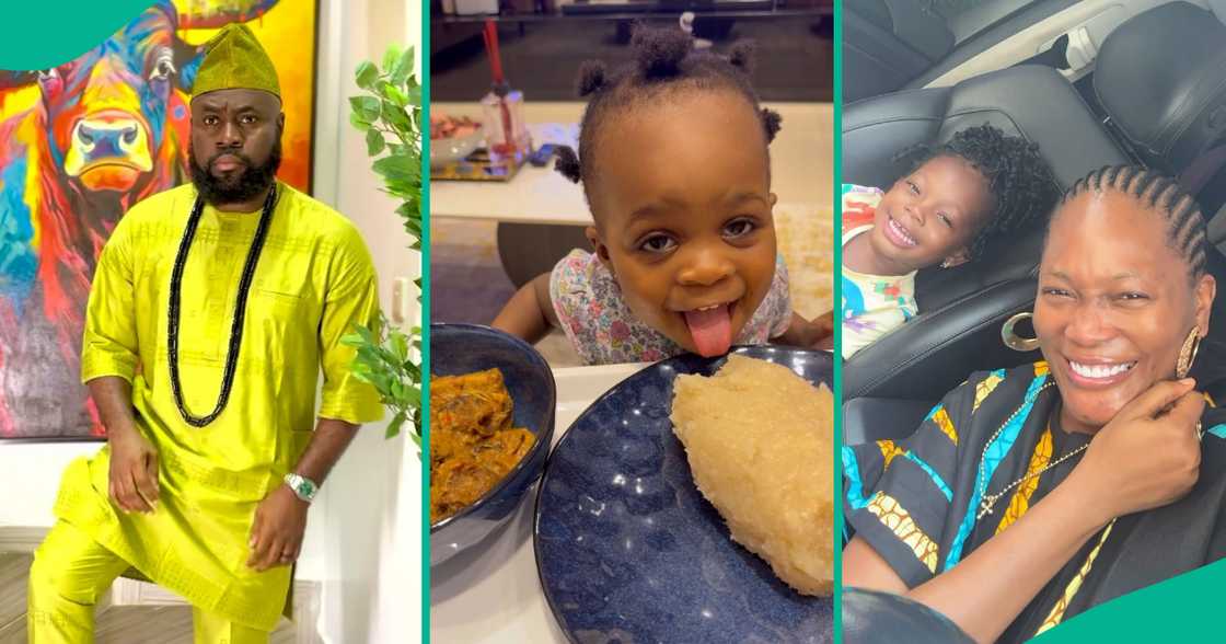 Top Nigerian stars like Kunle Remi and Lasisi Elenu document life with their kids online. Top Nigerian stars like Kunle Remi and Lasisi Elenu document life with their kids online.