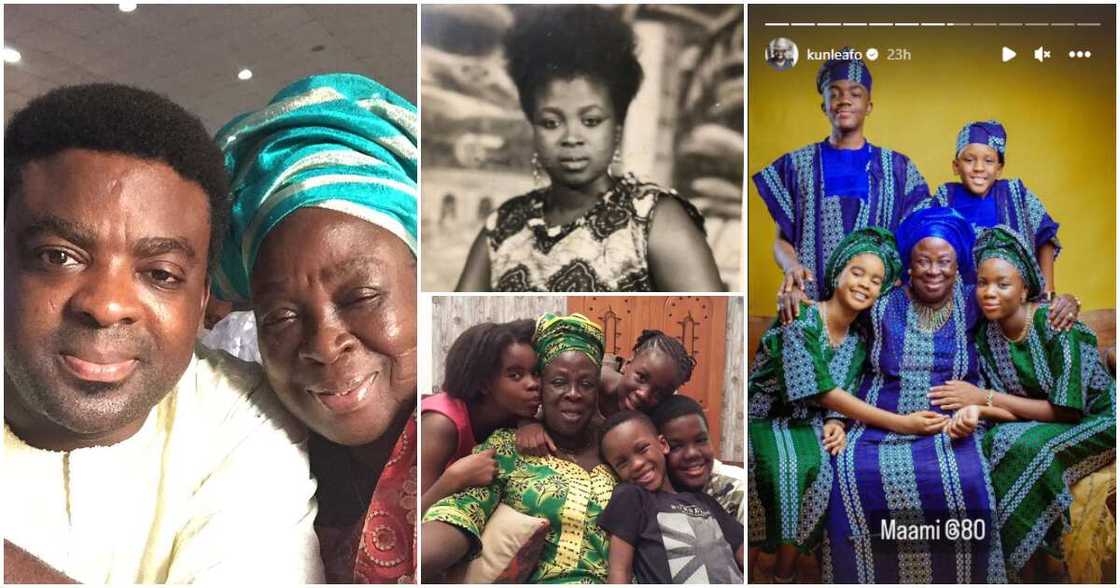 Actor Kunle Afolayan's mother clocks 80.