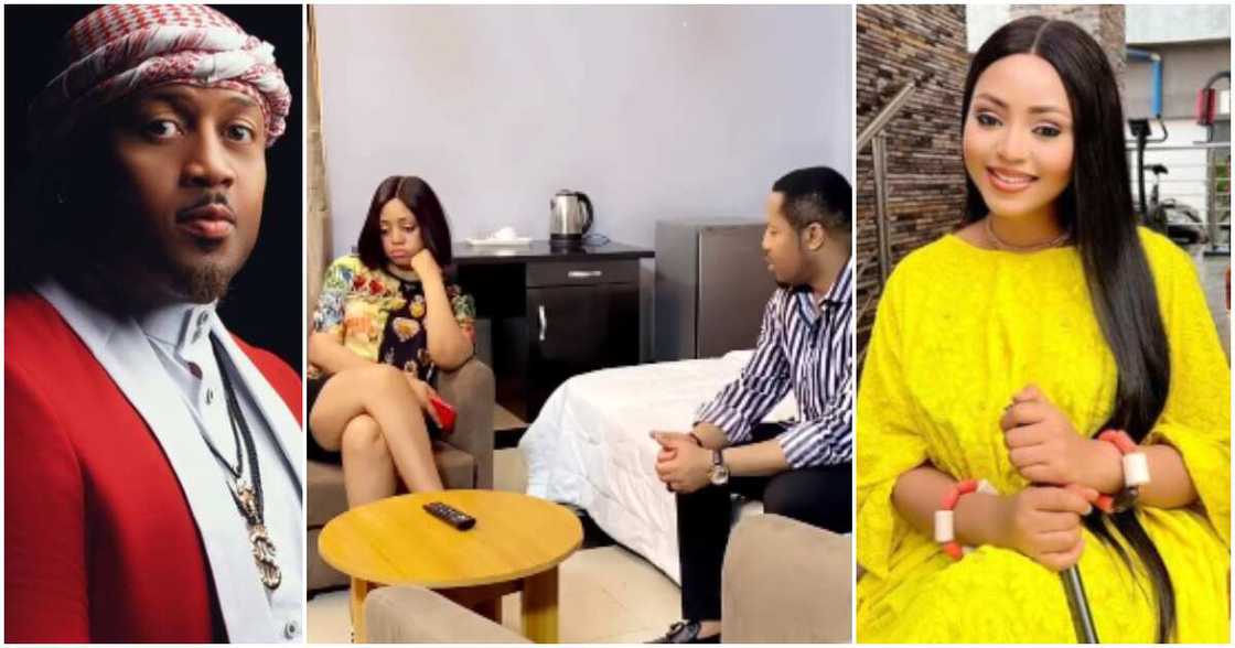 Mike Ezuruonye and Regina Daniels Mike Ezuruonye and Regina Daniels