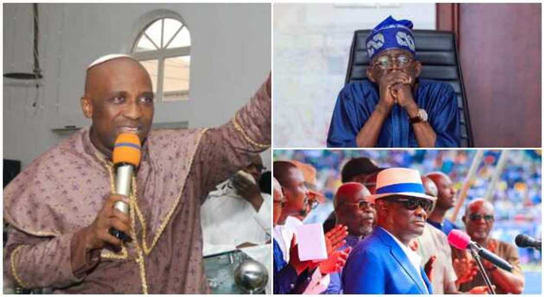 Primate Ayodele, Bola Tinubu da Nyesom Wike