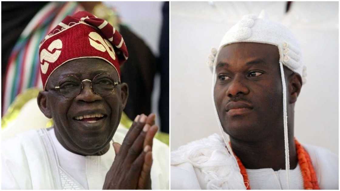 Ooni of Ife, Oba Adeyeye Enitan Ogunwusi/2023 Presidency/APC's Bola Tinubu Ooni of Ife, Oba Adeyeye Enitan Ogunwusi/2023 Presidency/APC's Bola Tinubu