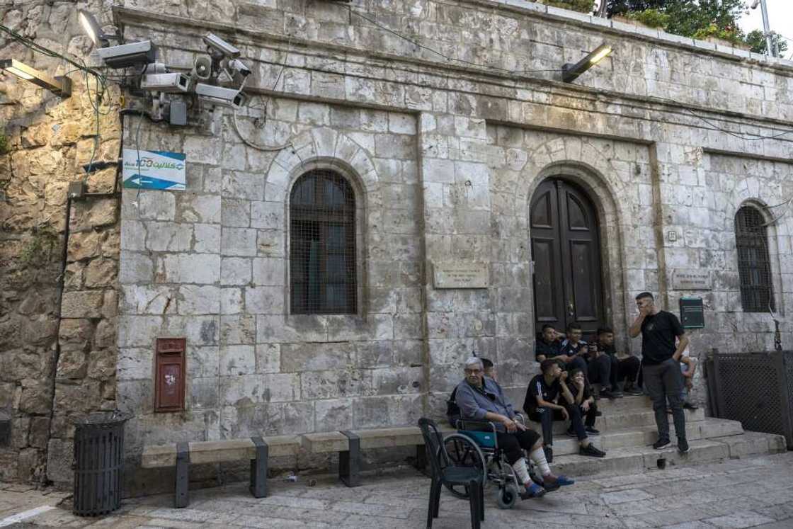 Surveillance in annexed east Jerusalem's Old City Surveillance in annexed east Jerusalem's Old City