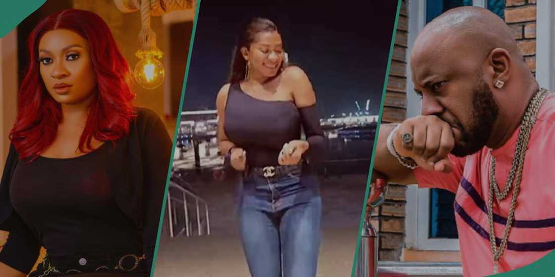 May Edochie shares dance video. May Edochie shares dance video.