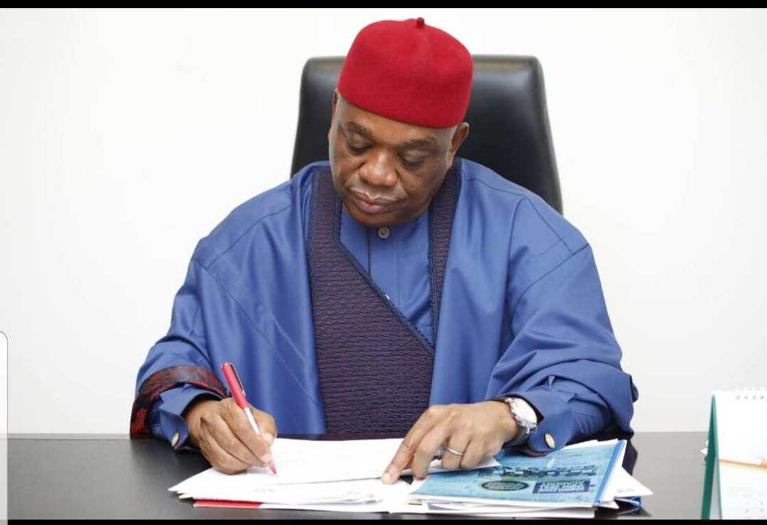 Nnamdi Kanu's Visit: Senator Orji Kalu Reacts to IPOB Leader's Lawyer's Allegations