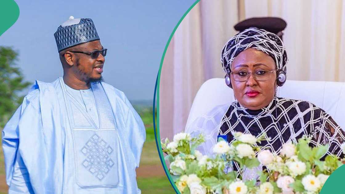 Former First Lady Hajiya Aisha Buhari attends a public event in Nigeria. Former First Lady Hajiya Aisha Buhari attends a public event in Nigeria.