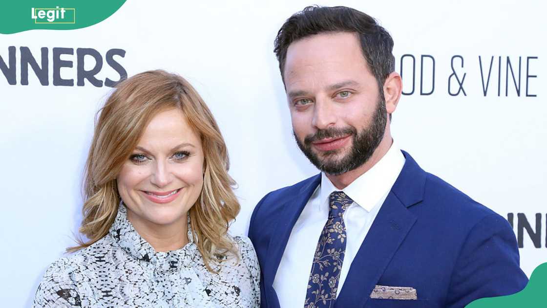 Actors Amy Poehler and Nick Kroll at ArcLight Hollywood in Hollywood, California Actors Amy Poehler and Nick Kroll at ArcLight Hollywood in Hollywood, California