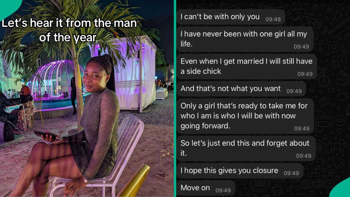 Lady Posts Unexpected Message She Received From Man Who Broke Up With Her After 3 Years of Dating