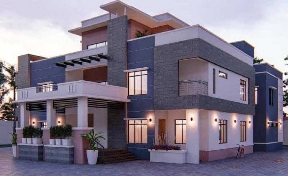 Hotunan Sabon Katafaren Gidan da Ɗan Uwan Buhari Ya Gina A Abuja Hotunan Sabon Katafaren Gidan da Ɗan Uwan Buhari Ya Gina A Abuja