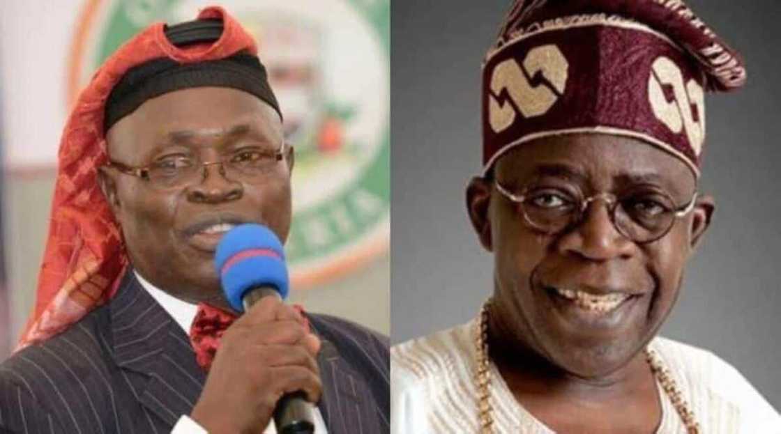 Tinubu da Daraktan MURIC, Farfesa Ishaq