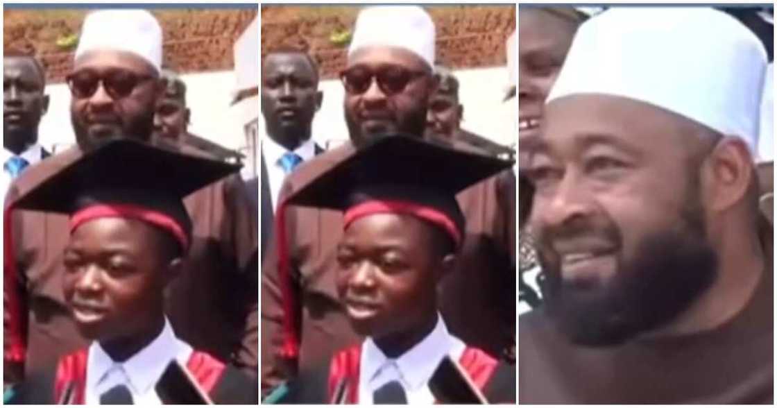 Governor Bago's son, Marwan graduation/ APC governor/ Niger state governor/ Gov Mohammed Bago/ Marwan Mohammed Bago