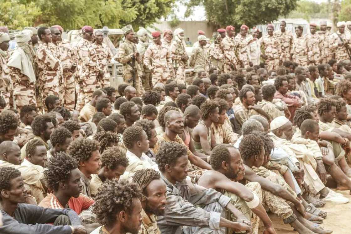 Captured rebels from the Front for Change and Concord in Chad (FACT) in N'Djamena last year Captured rebels from the Front for Change and Concord in Chad (FACT) in N'Djamena last year