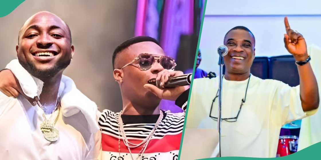 Videos of Davido, Wizkid with K1 De Ultimate surface onli Videos of Davido, Wizkid with K1 De Ultimate surface onli