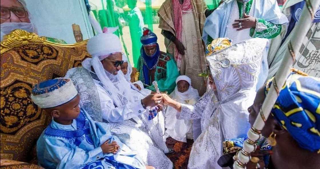 Hotunan nadin sarautar sarauniya a Nasarawa Hotunan nadin sarautar sarauniya a Nasarawa