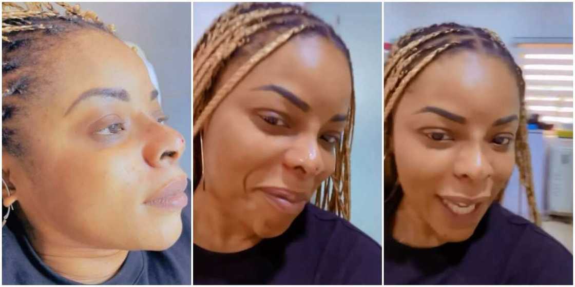 See My Pointed Nose: Laura Ikeji Finally Gets Work Done on Her Nose, Shows it Off Online