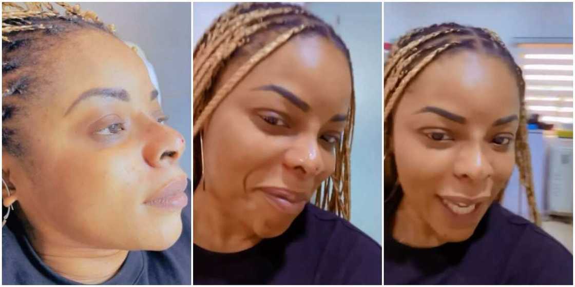 See My Pointed Nose: Laura Ikeji Finally Gets Work Done on Her Nose, Shows it Off Online See My Pointed Nose: Laura Ikeji Finally Gets Work Done on Her Nose, Shows it Off Online