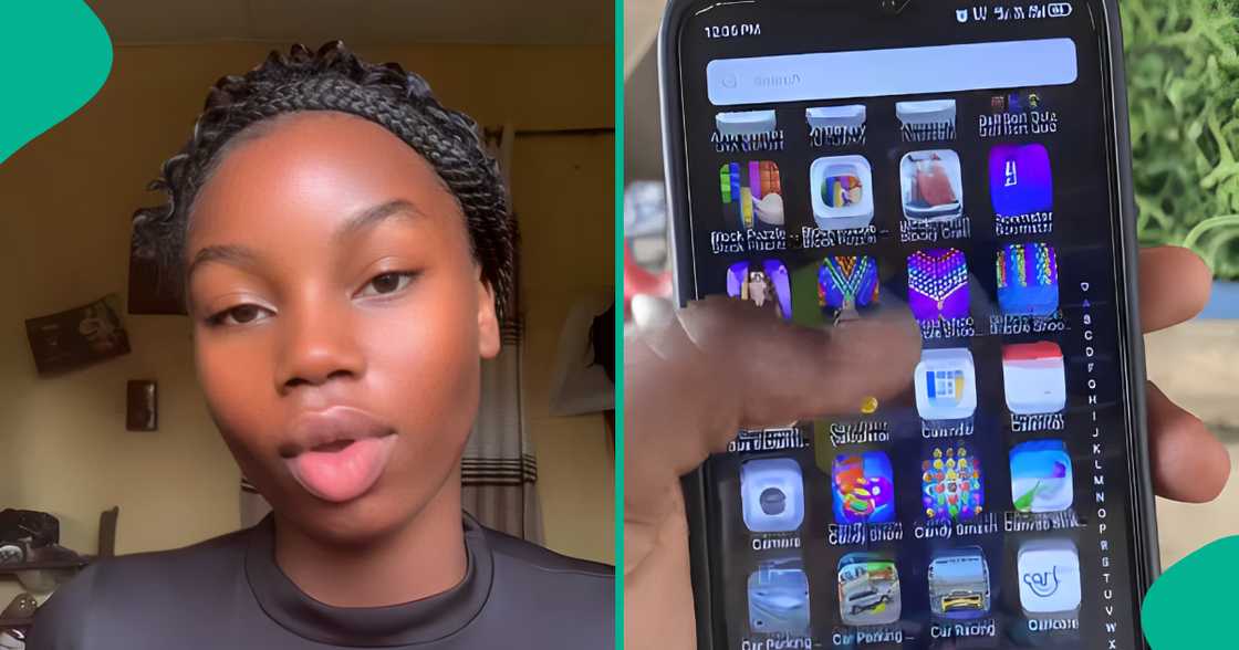 Nigerian lady shows people all the things she found on her neighbour's phone Nigerian lady shows people all the things she found on her neighbour's phone