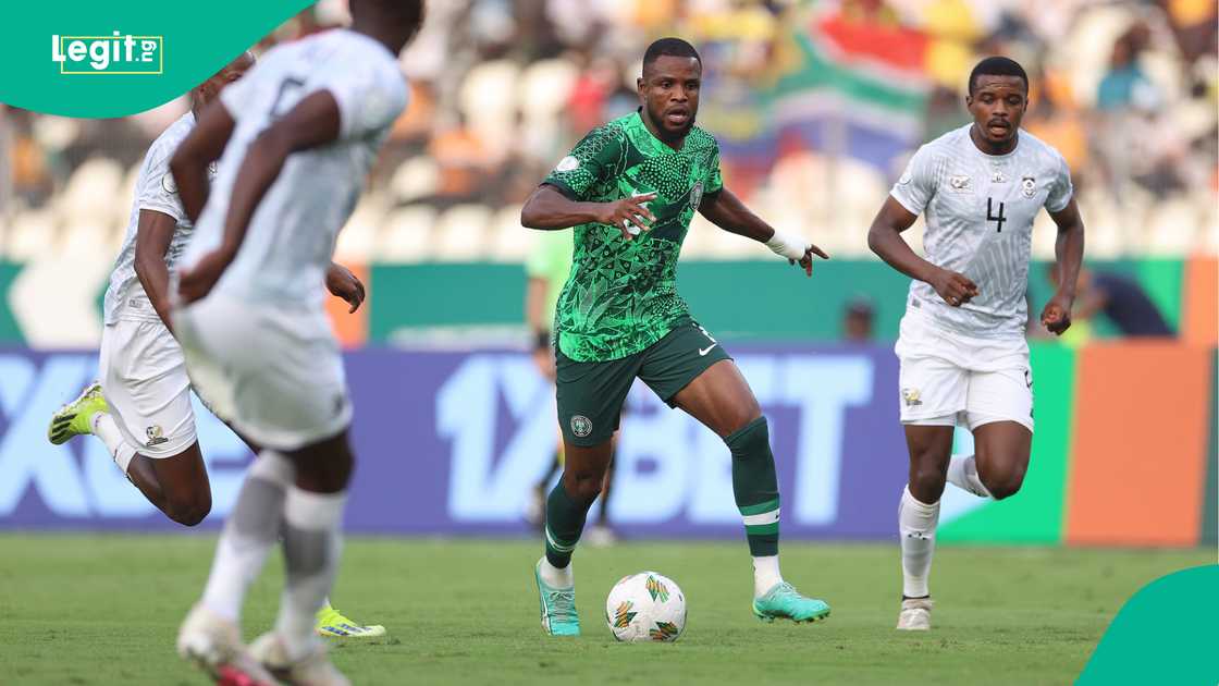 Frank Onyeka, Teboho Mokoena, Nigeria, South Africa, AFCON 2023. Frank Onyeka, Teboho Mokoena, Nigeria, South Africa, AFCON 2023.