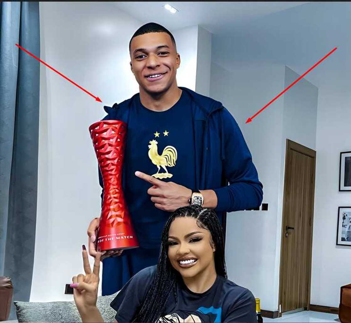 Nengi and Mbappe. Nengi and Mbappe.
