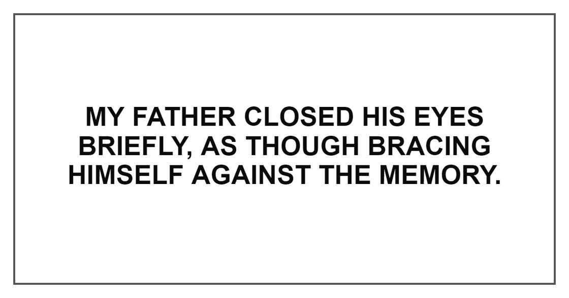MY FATHER CLOSED HIS EYES MY FATHER CLOSED HIS EYES