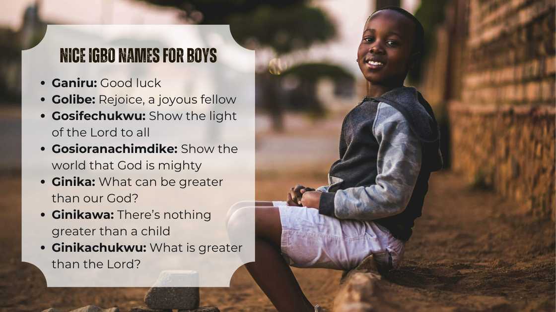 Igbo names for boys